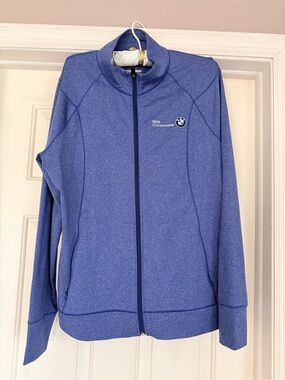 Cutter & Buck Golf Heathered Blue Performance Pullover